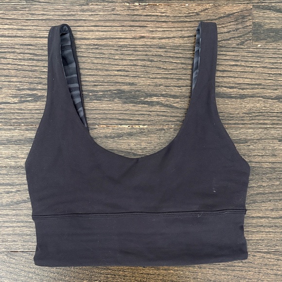 Lululemon Reversible Zebra/Black Print Sports Bra - Black (size 2) - Picture 5 of 5